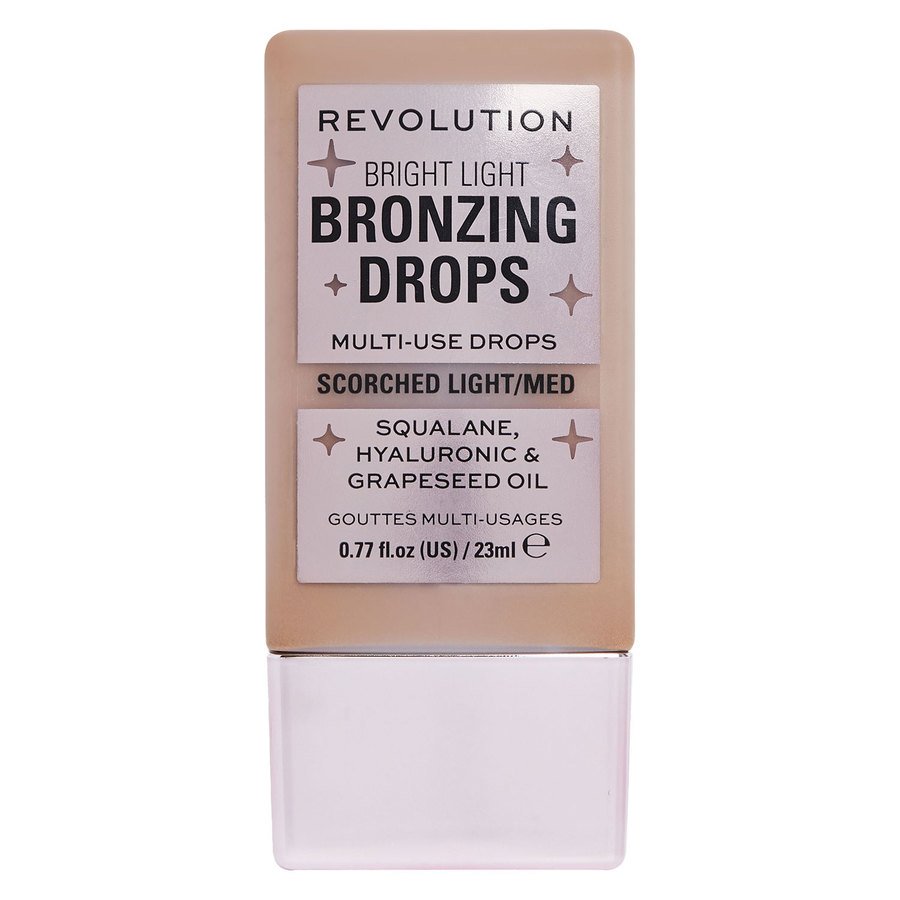Makeup Revolution Bright Light Bronzing Drops Bronze Scorched 23ml