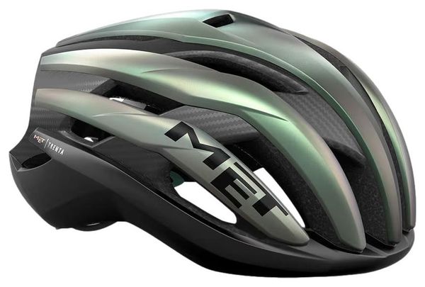 Casque Route Met Trenta 3K Carbon Mips Irisé Vert