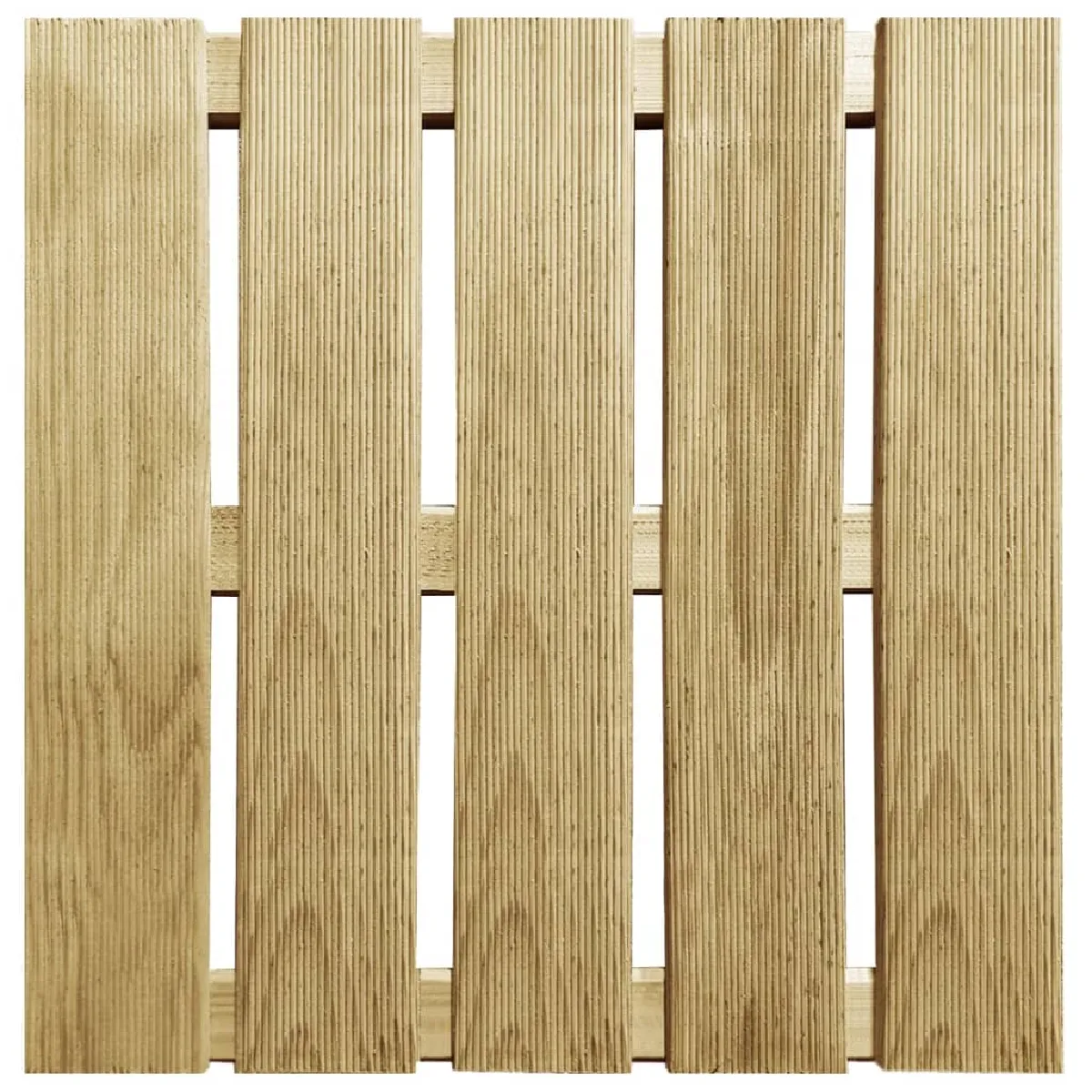 vidaXL - Dalles de terrasse bois vert
