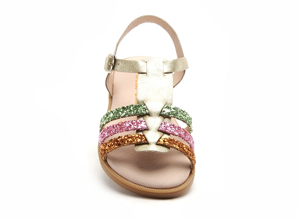 Lola  canales nu pieds enfant 4120 or