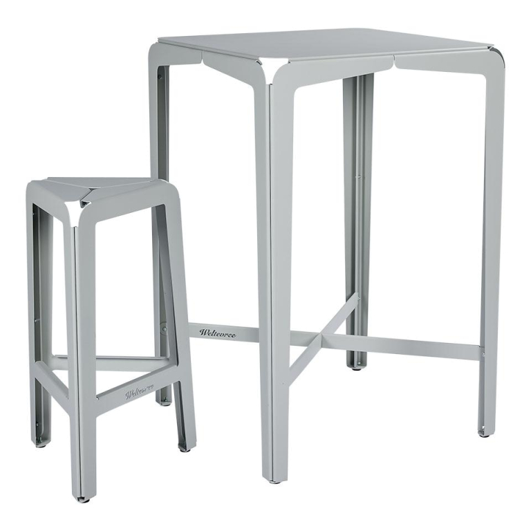 Weltevree Bended barkruk H75 agate gray
