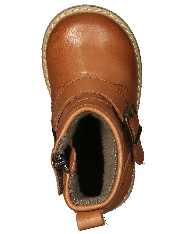 Winter-Stiefeletten CHASKA gefüttert in cognac