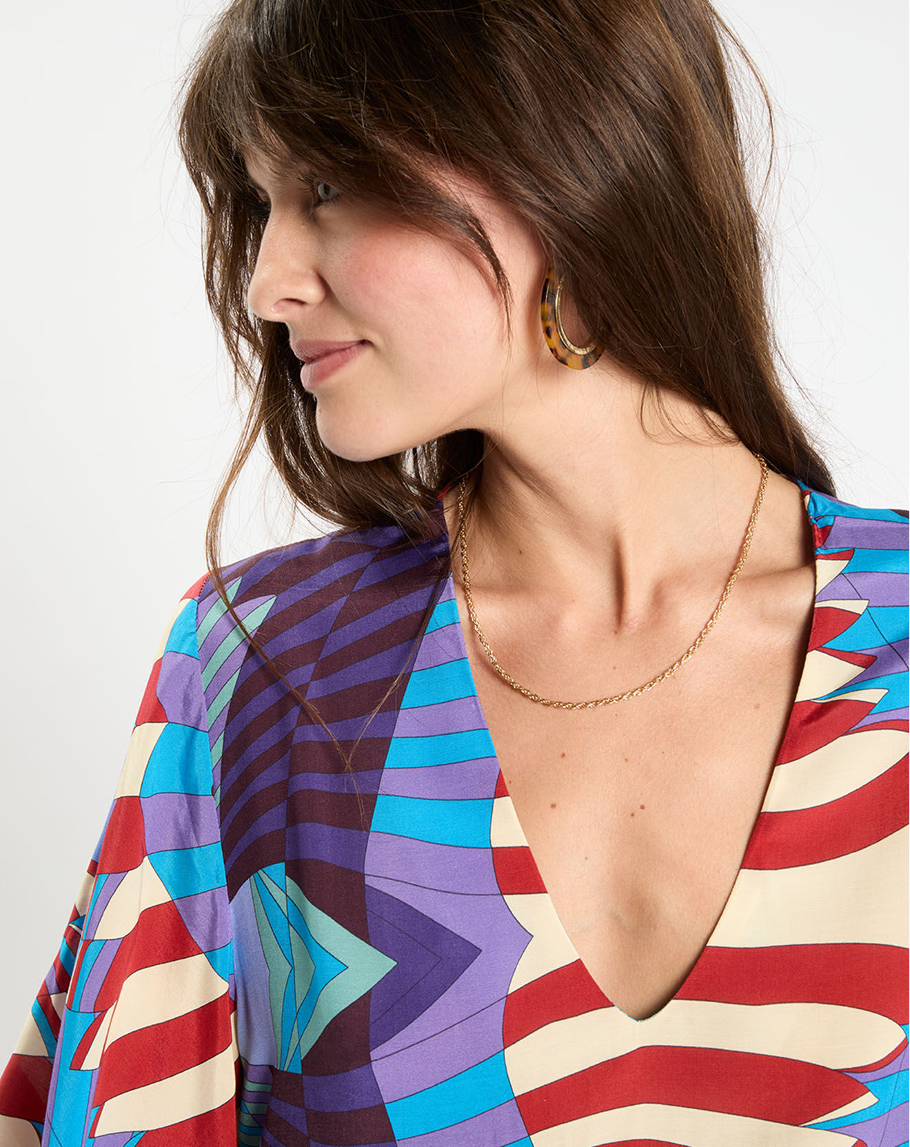 Lauren Vidal Robe Luna multicolore