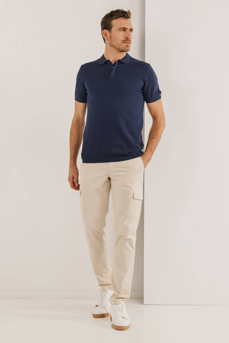 State of Art blauwe heren polo