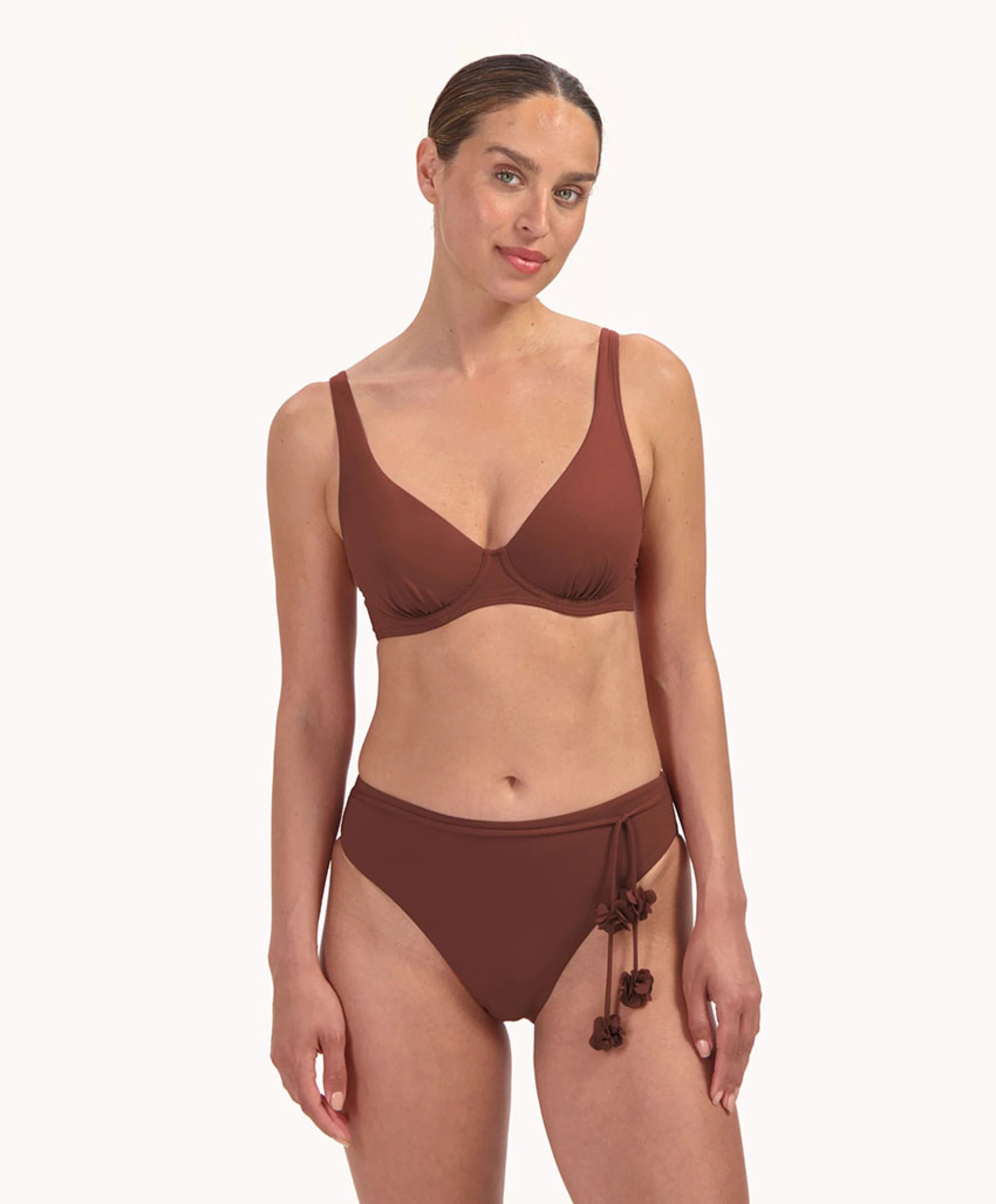 Cyell Dames bikinitop bruin