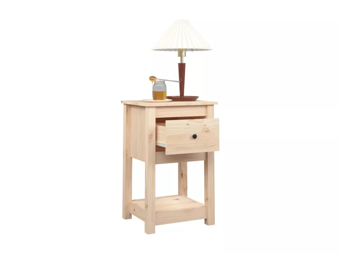Table de chevet 40x35x61,5 cm Bois de pin massif