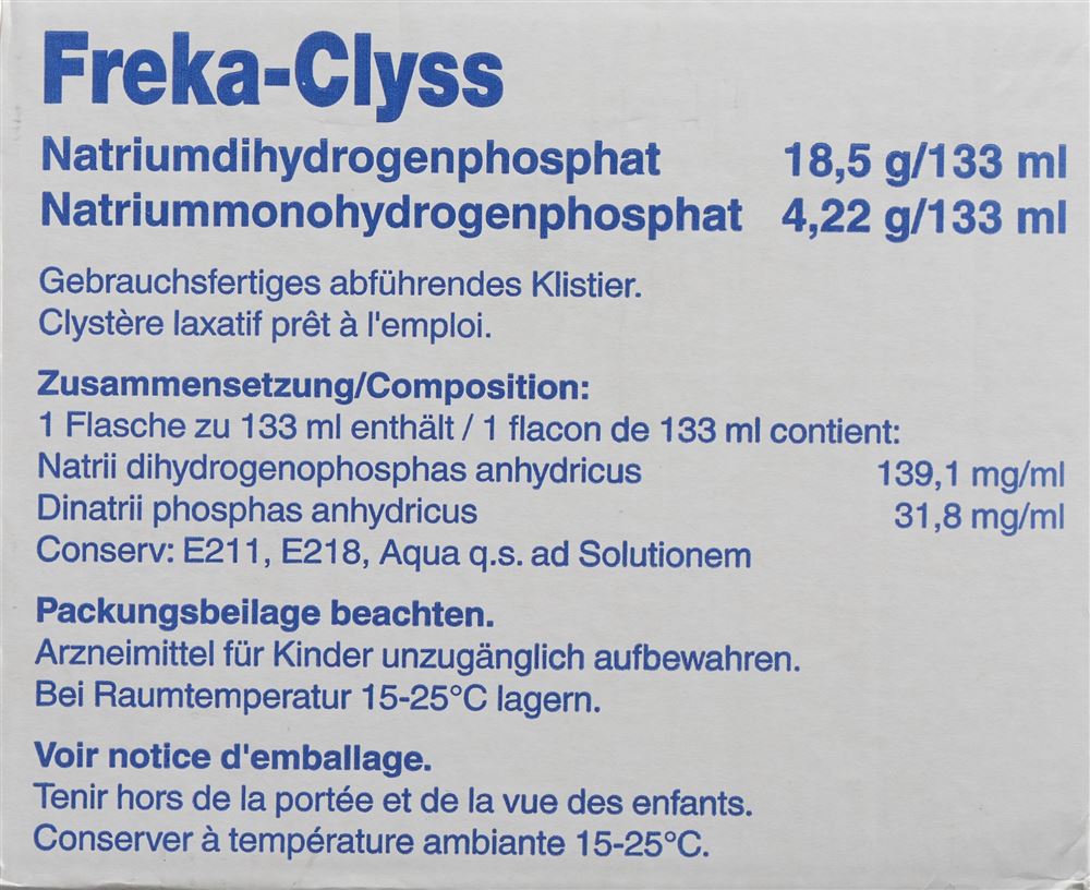 FREKA Klistier Klist Fl 133 ml
