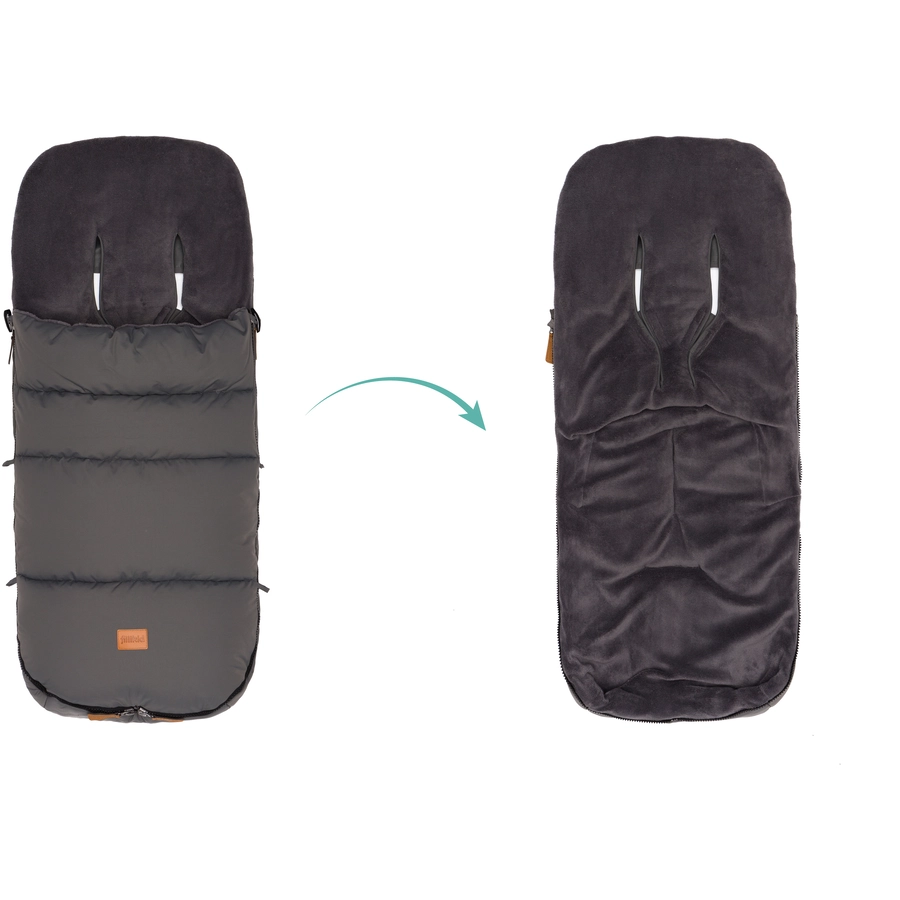 fillikid Winterfußsack Kinley grau