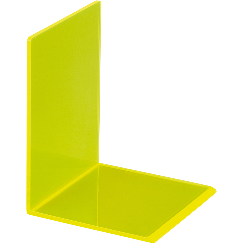 Maul Buchstützen Neon, gelb transparent