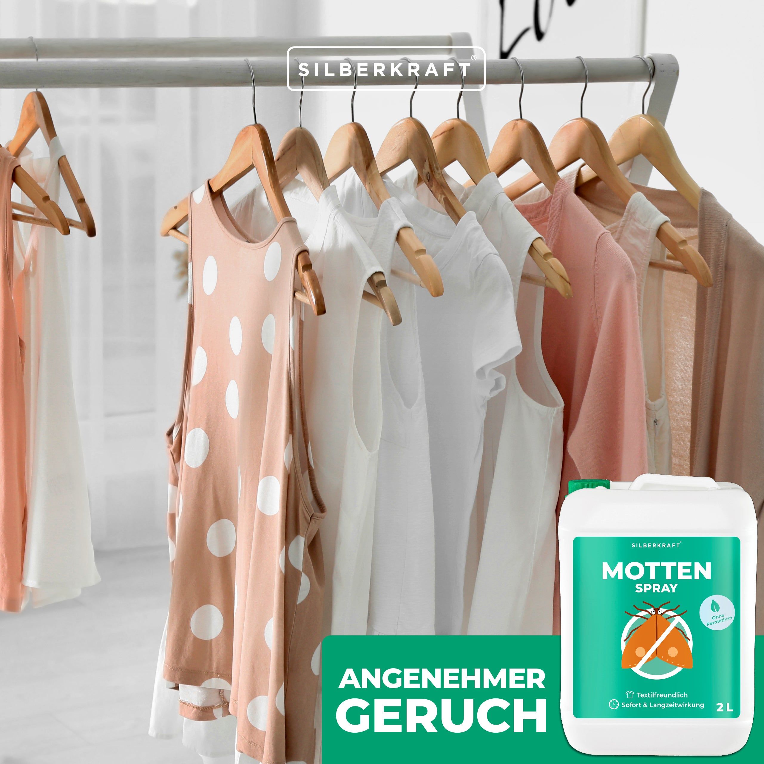 SILBERKRAFT Mottenspray