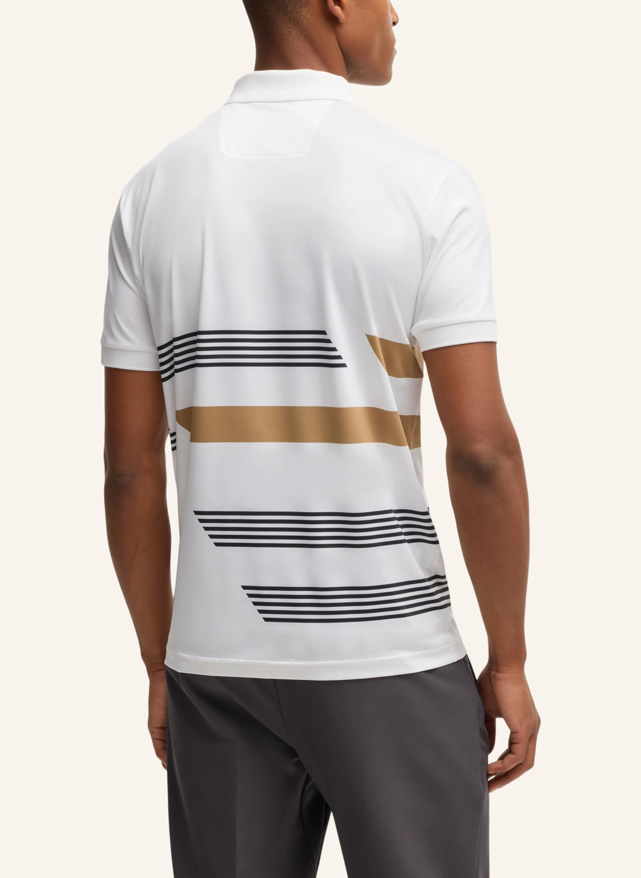 BOSS Poloshirt PADDY TAPE PRINT Regular Fit