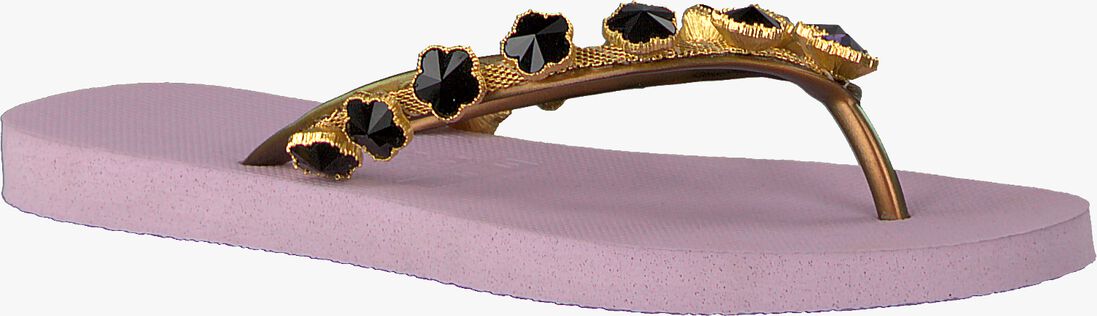 UZURII paarse uzurii teenslippers black flower