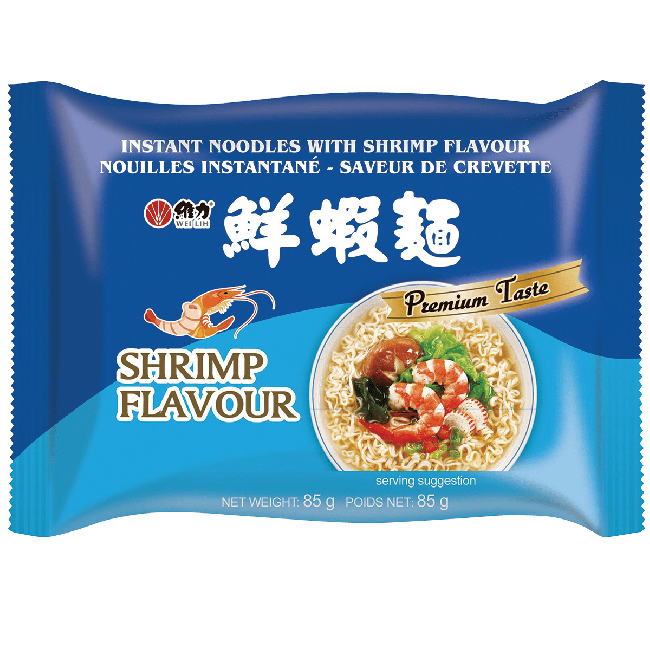 Wei Lih Instant Noedels met Garnaalsmaak 85g