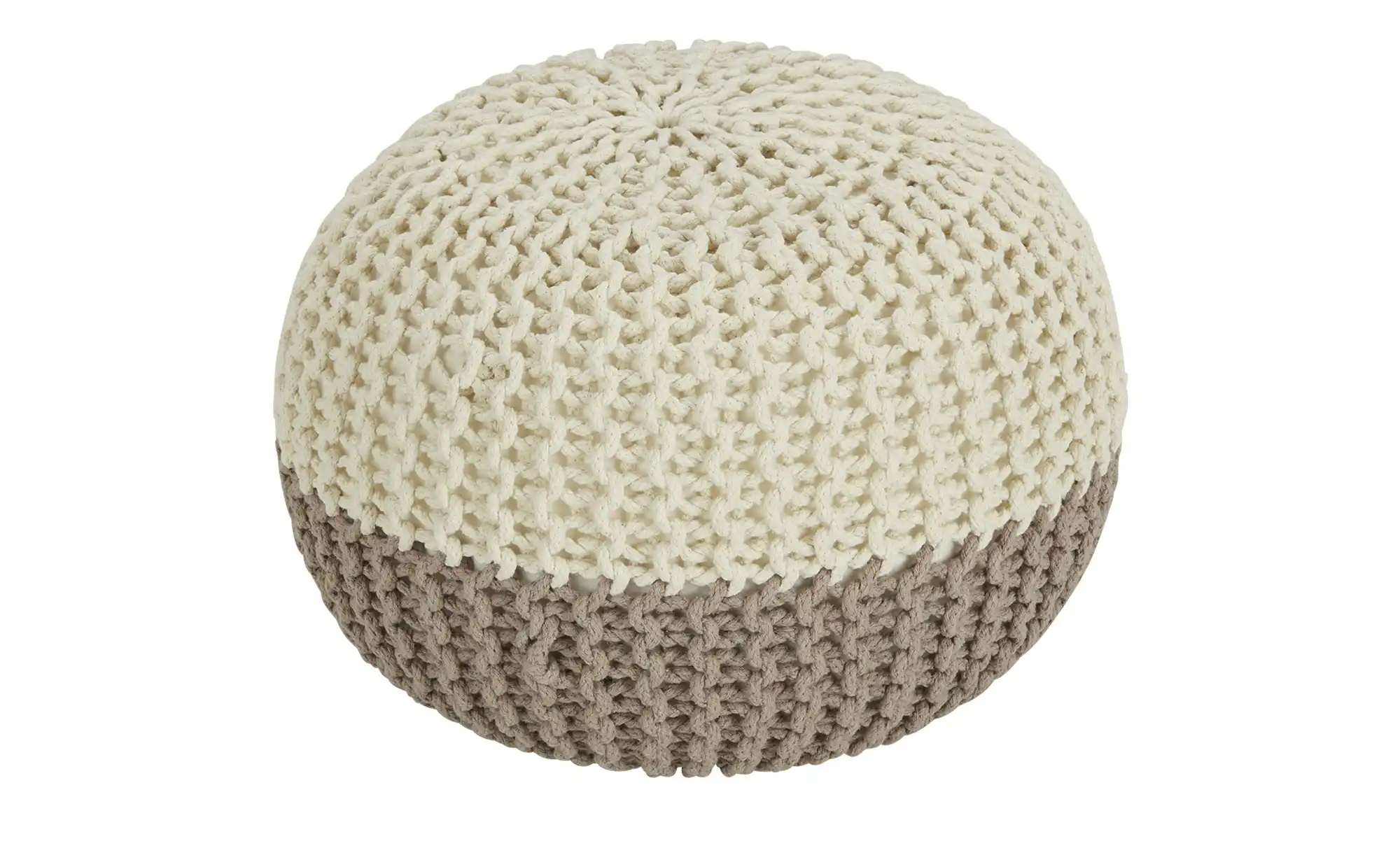 como Strickpouf