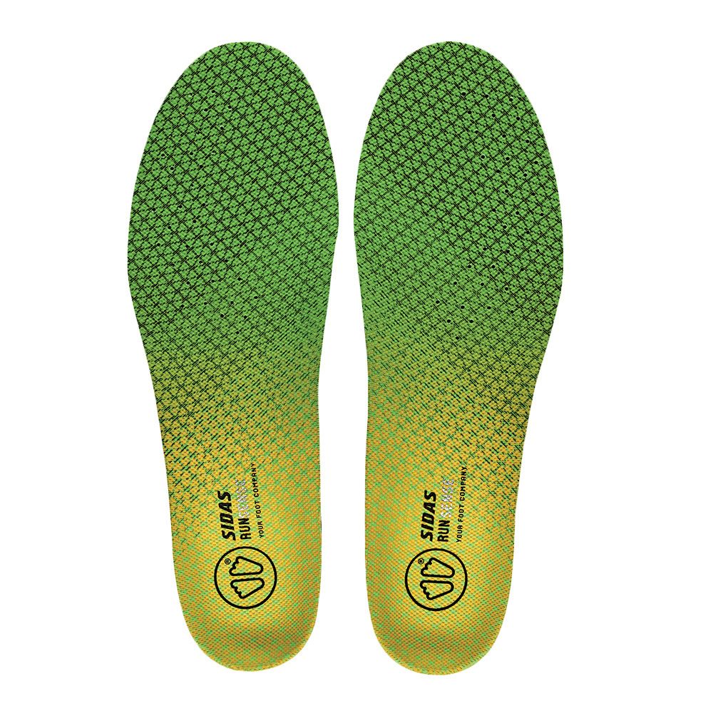 Sidas 3D RUN SENSE V2 - Semelles green/black/yellow