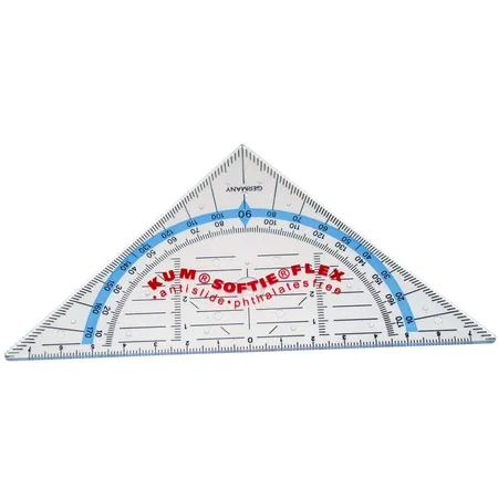 KUM® 52263 Geometrie-Dreieck ohne Griff KUM® Softie Flex 160 mm