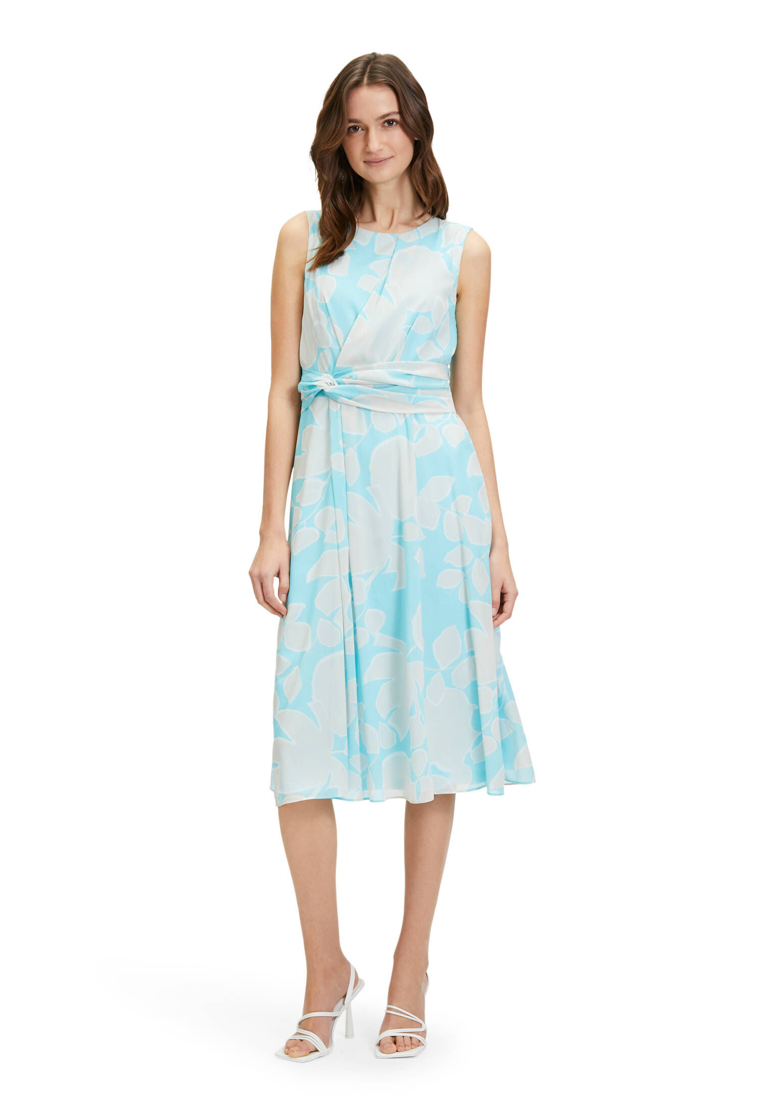 Betty & Co| Damen Chiffonkleid ohne Arm