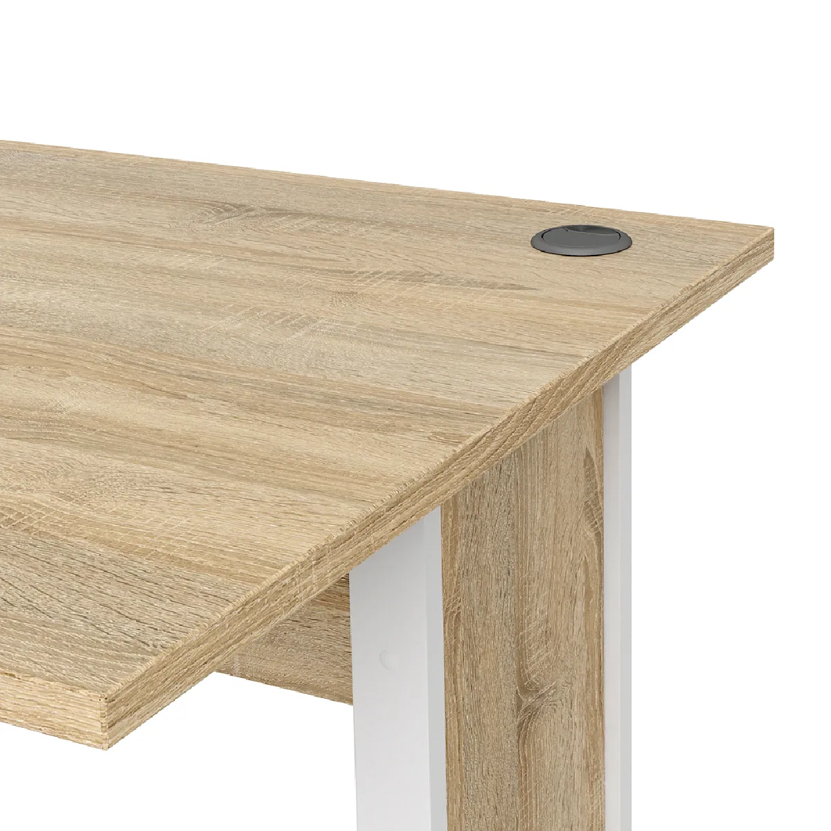 Alter Bureau couleur chêne - 120 cm