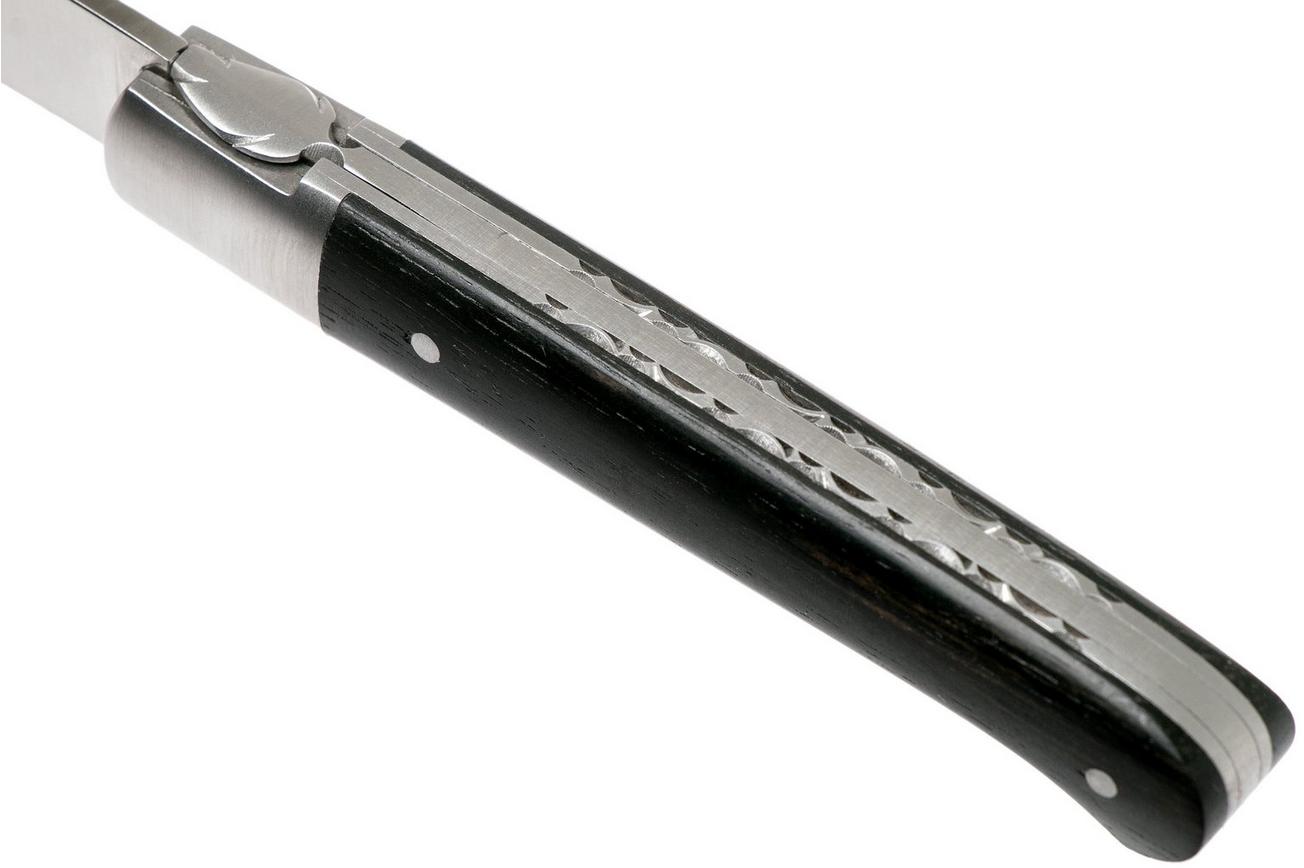 Laguiole en Aubrac Sauveterre 9 cm Guillochees ebbenhout, herenmes