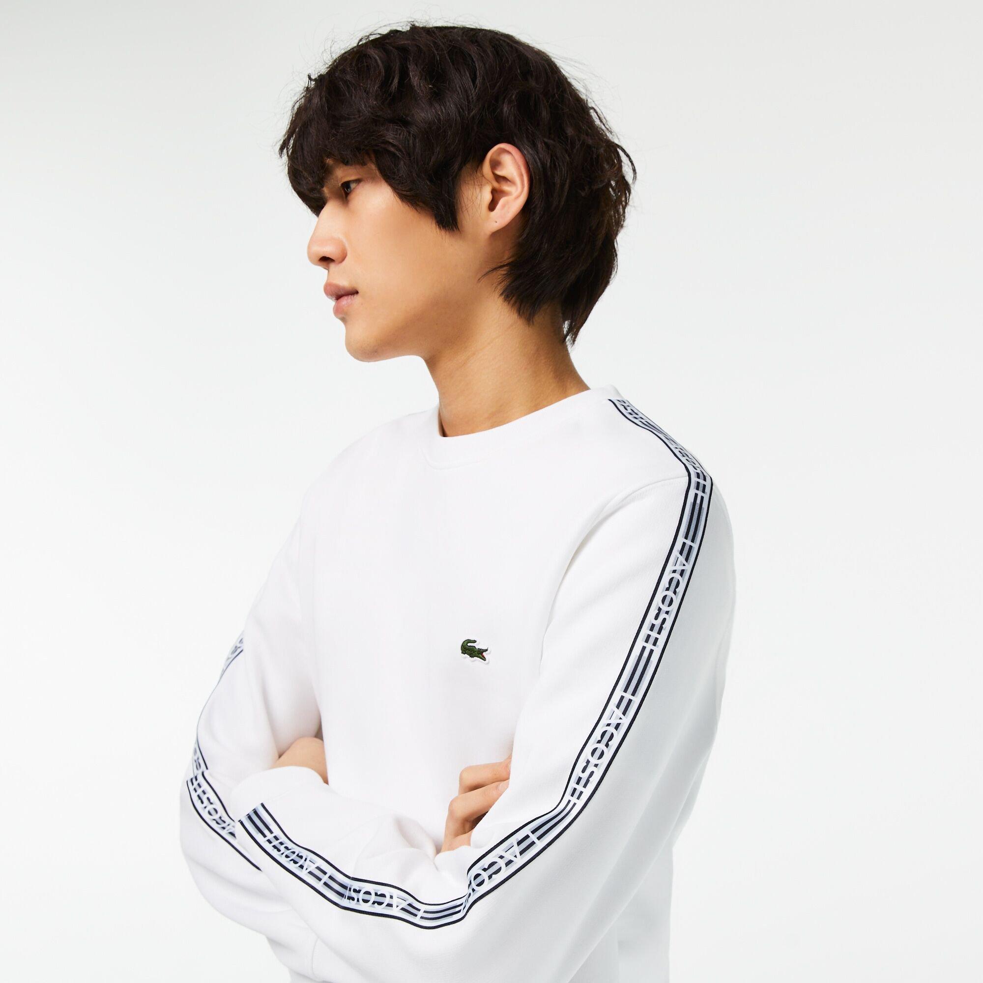 Lacoste Logo Stripe Sweatshirt