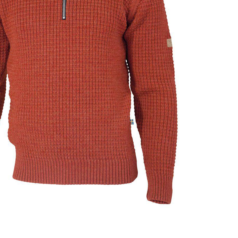 Ivanhoe moritz half zip heren trui - red