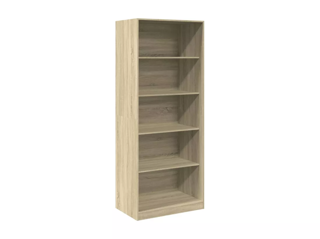 Garde-robe chêne sonoma 80x50x200 cm bois d'ingénierie