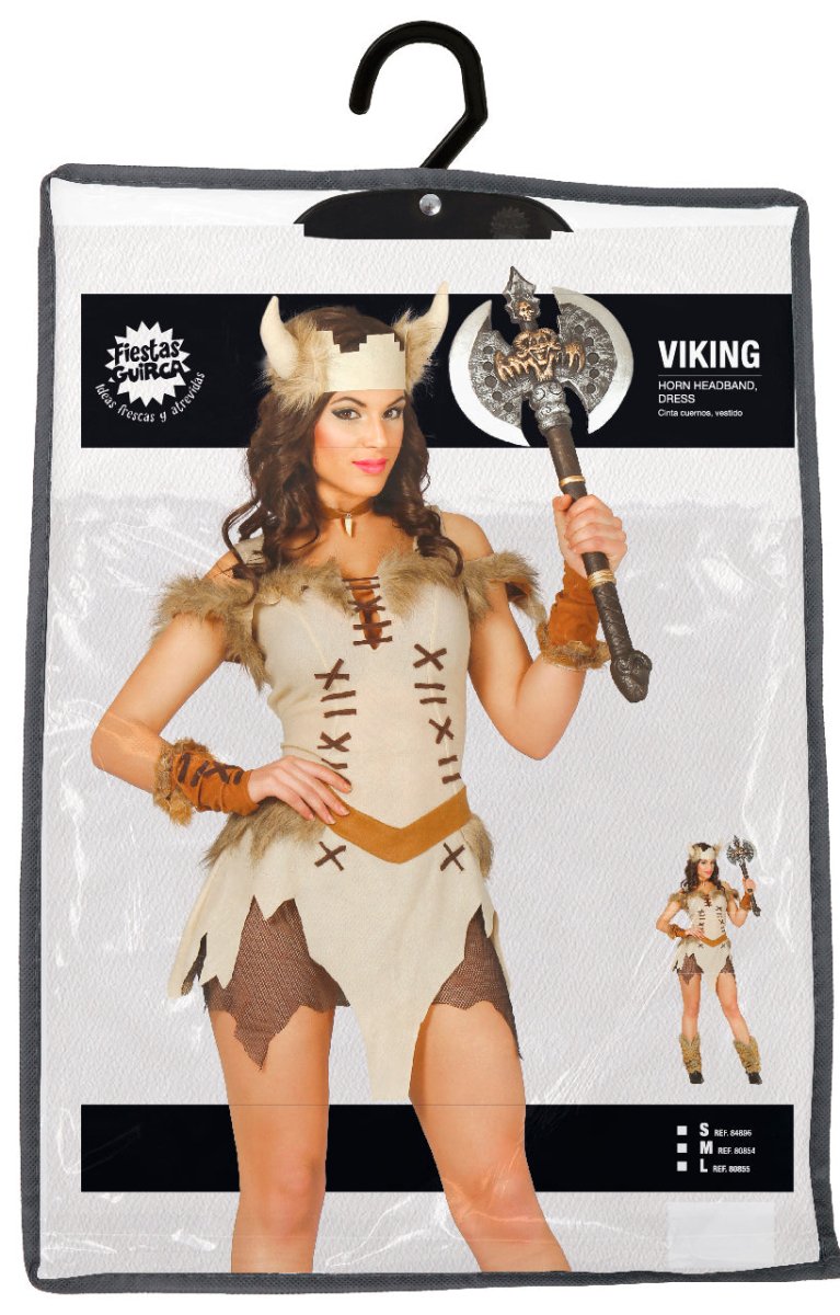 Viking Kostuum Dames Bruin