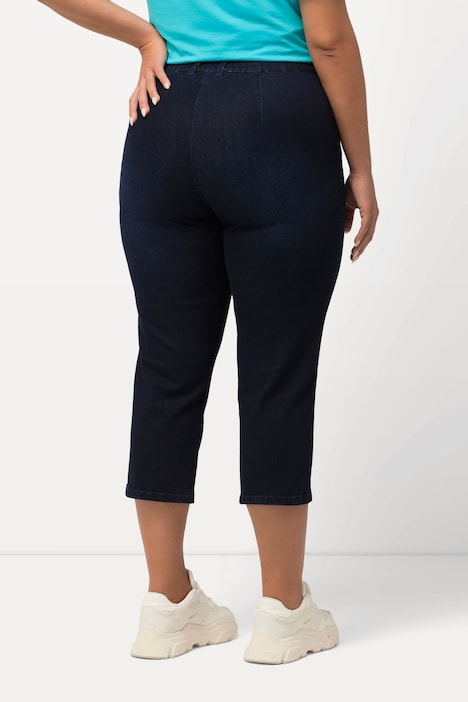 7/8-Jeans Mony, Elastikbund, Reißverschlusstaschen