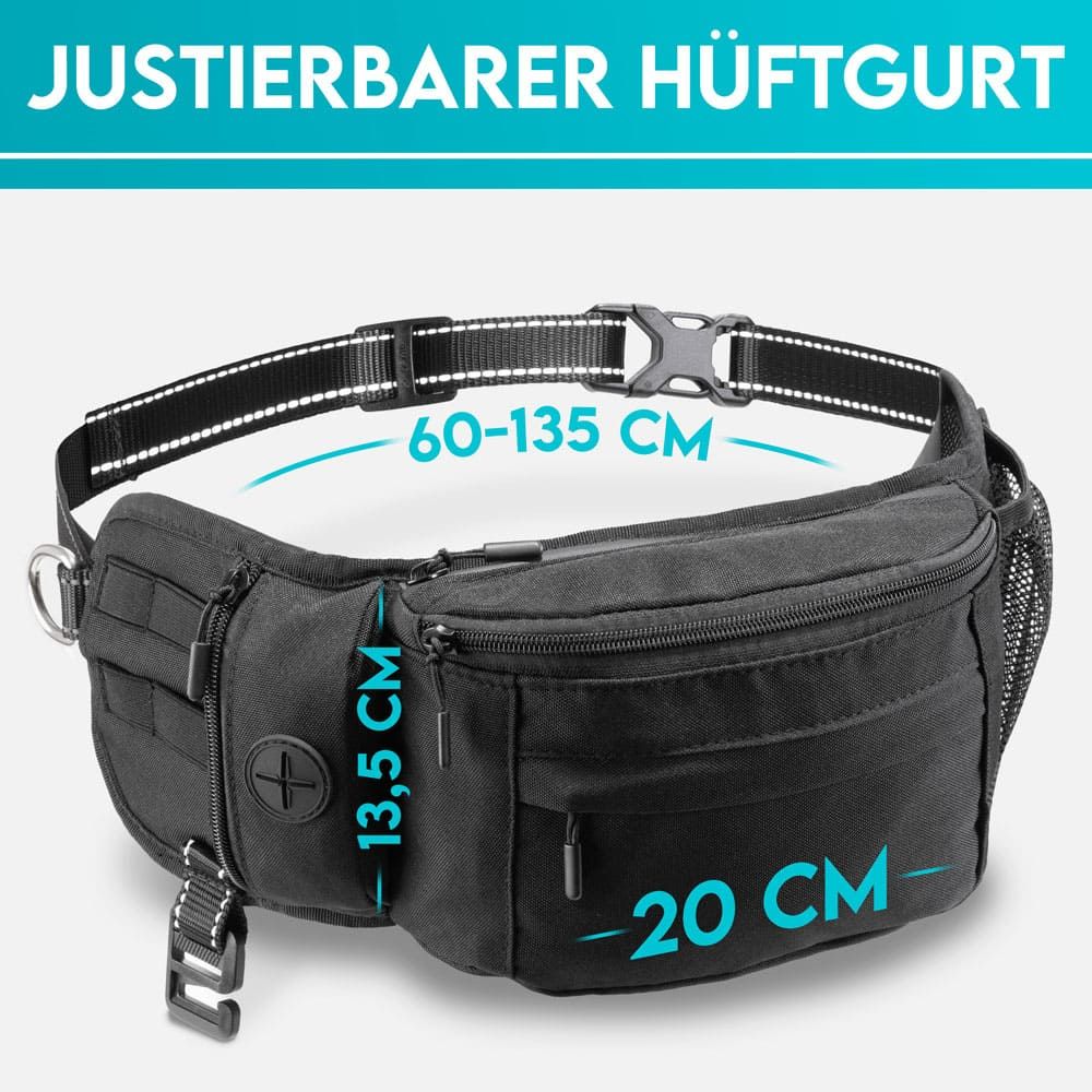 HUND IST KÖNIG® Bauchtasche für Leckerlis & Hundezubehör