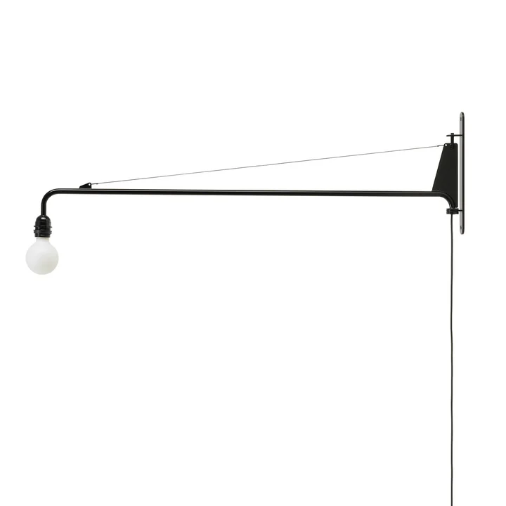 Vitra - Petite Potence Wandleuchte, deep black