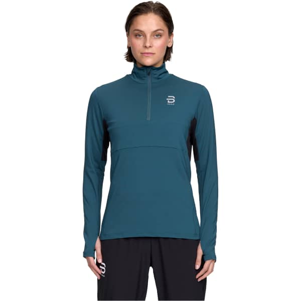 T-shirt running DAEHLIE LONG SLEEVE RUN W TEAL