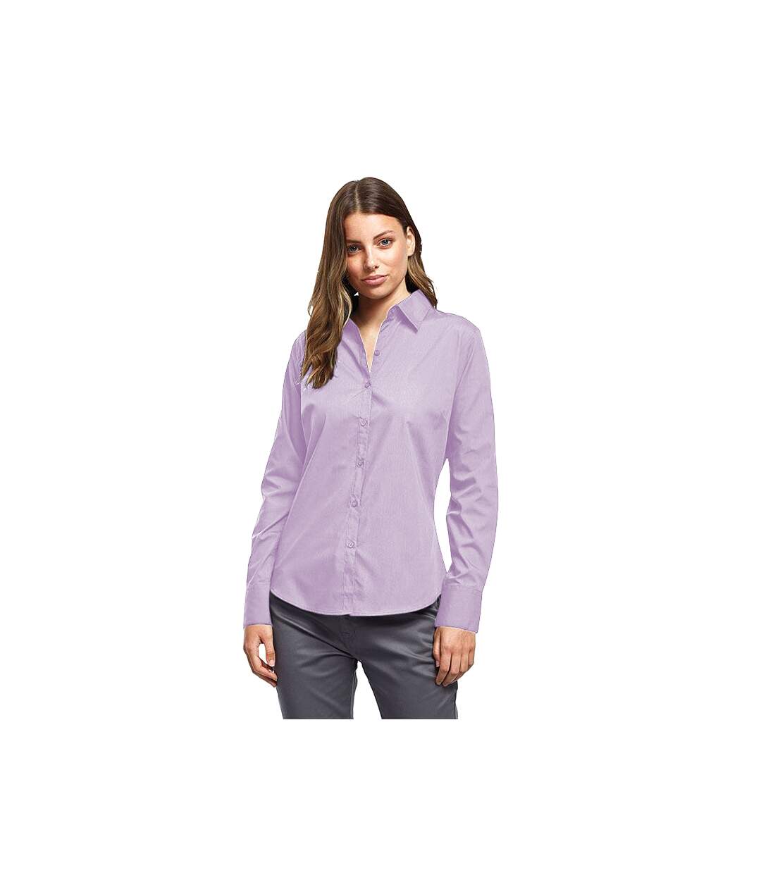 Premier - Chemisier à manches longues - Femme (Violet pâle) - UTRW1090
