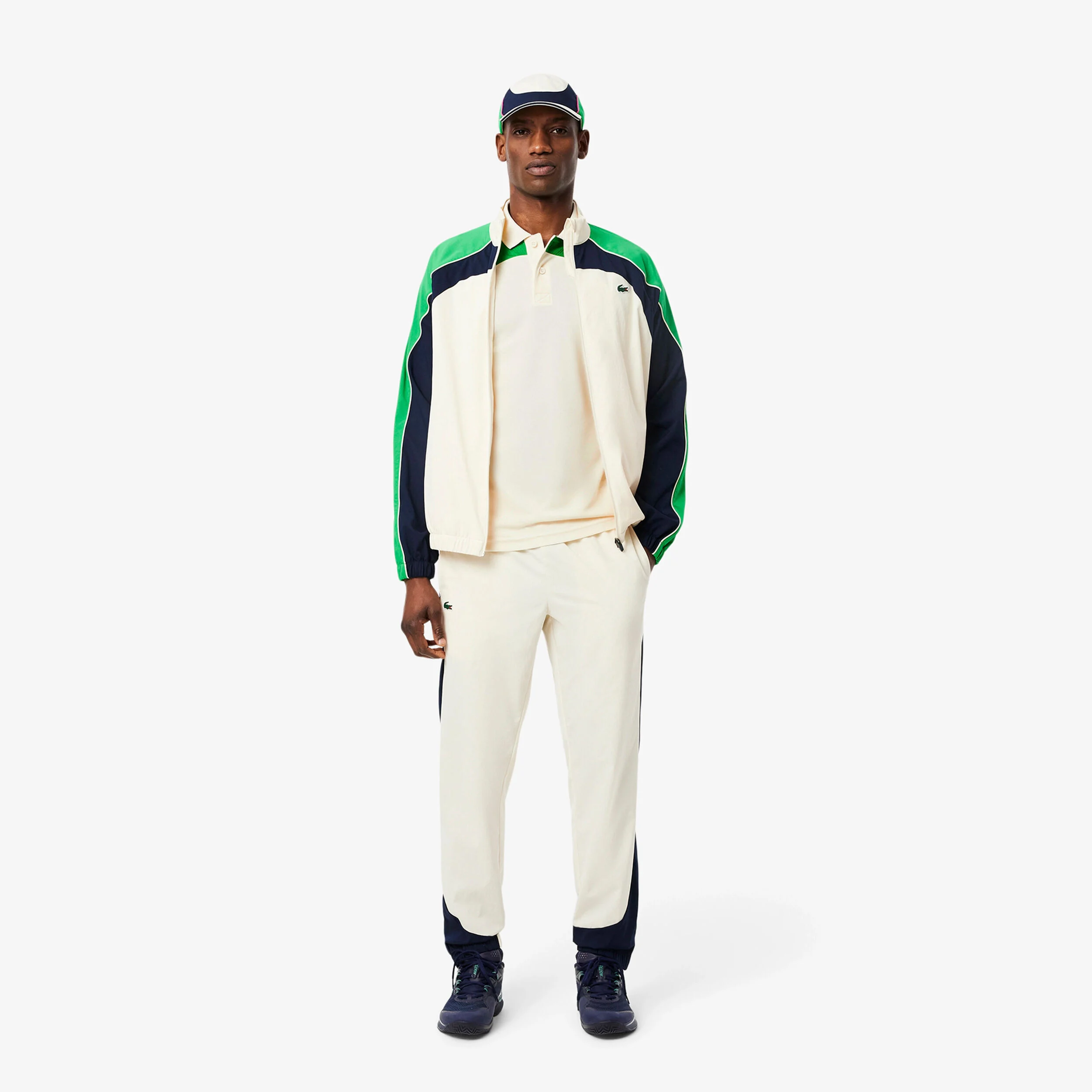Lacoste Survêtement Hommes - Crème , Multicouleur