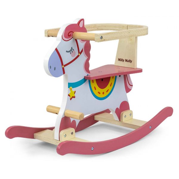 Milly Mally Cavalo de Baloiço Lucky 12 Pink