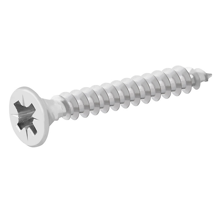 Vis à bois en acier inoxydable A2 pozidriv 4x30 mm - 200 pièces