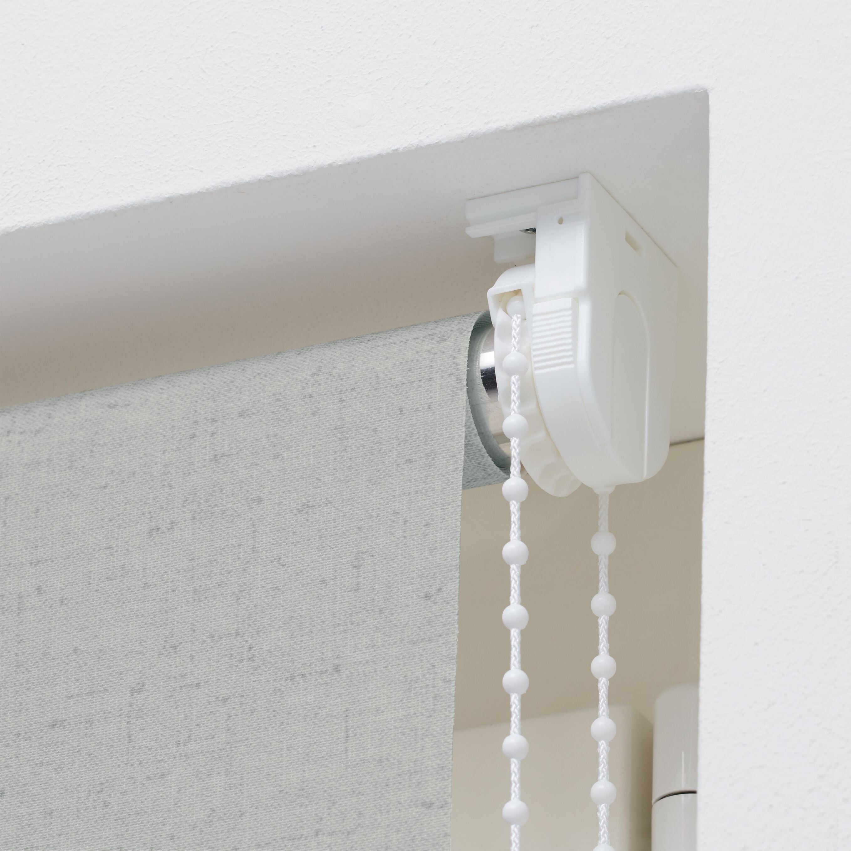 ROLLO LINO GRAU - Grau / B: 123.0 cm x H: 185.0 cm