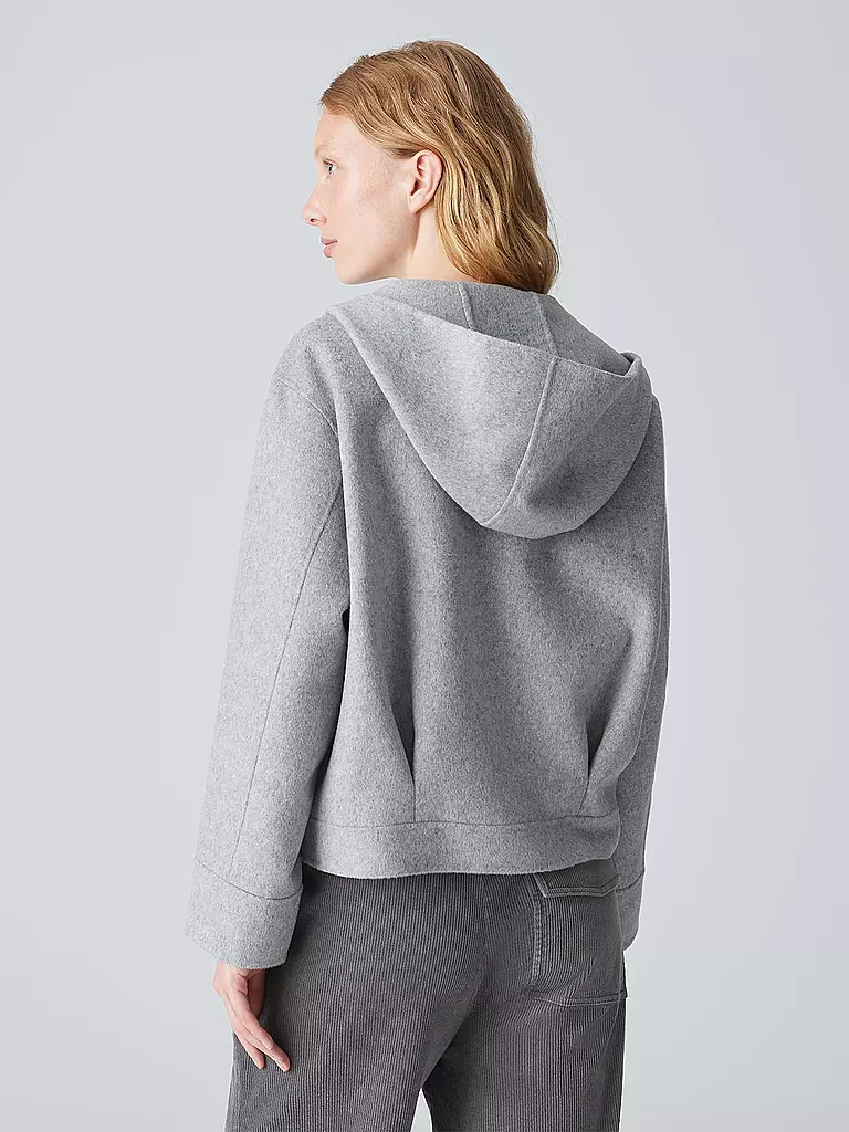OPUS Wolljacke JETTY grau
