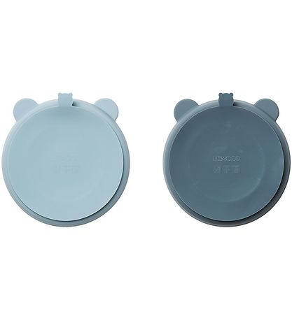Liewood Rumdelt Sk?le - 2-pak - Stacy - Sea Blue/Whale Blue Mix