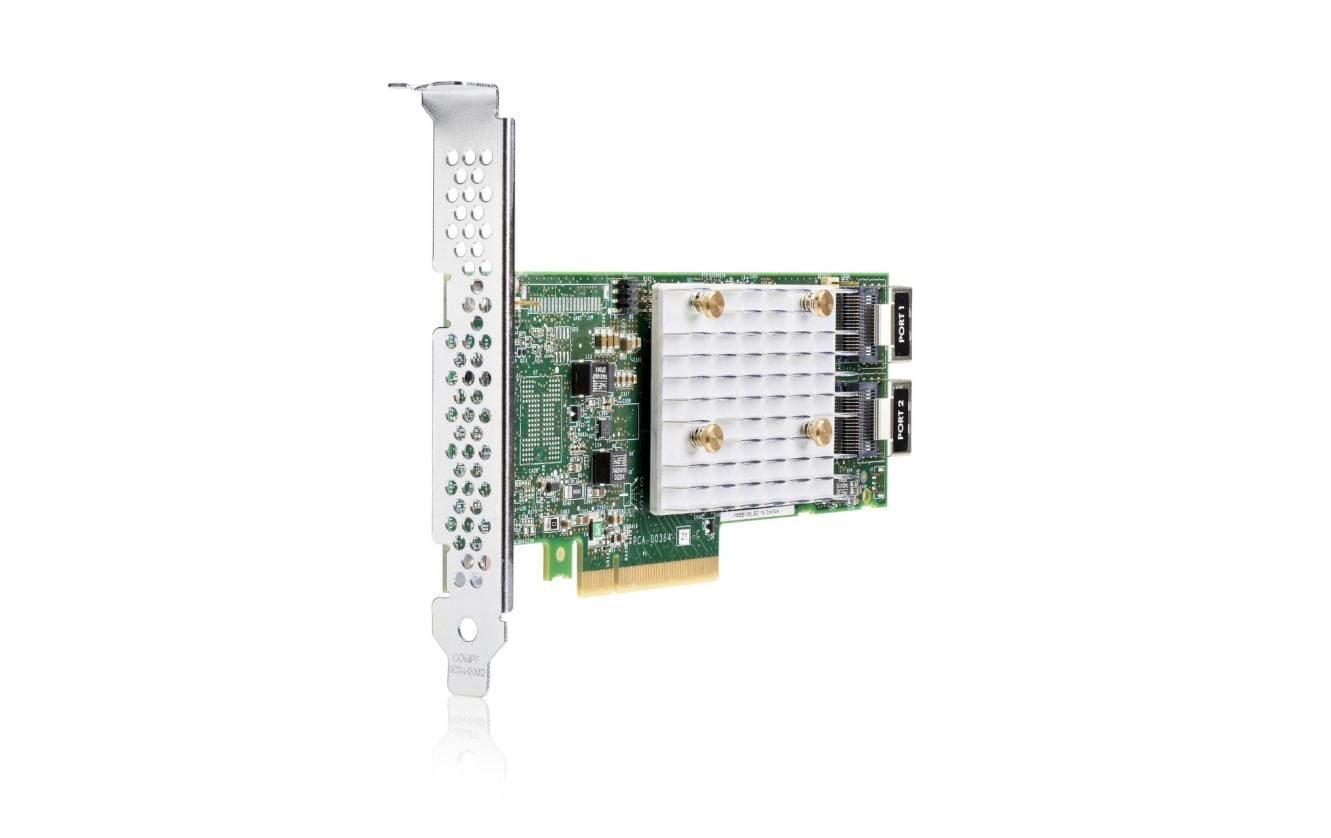 Host Bus Adapter Smart Array E208i-p SR 804394-B21 intern<br>HPE Smart Array E208i-p SR Gen10 (8 interne Lanes/kein Cache), 12G, SAS PCIe Plug-in Controller