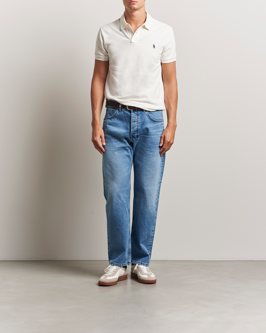 Polo Ralph Lauren Slim Fit Polo Pale Cream