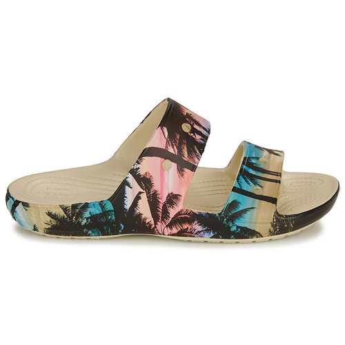 Crocs - CLASSICCROCSRETRORESORTSANDAL - Blanc / Multicolore