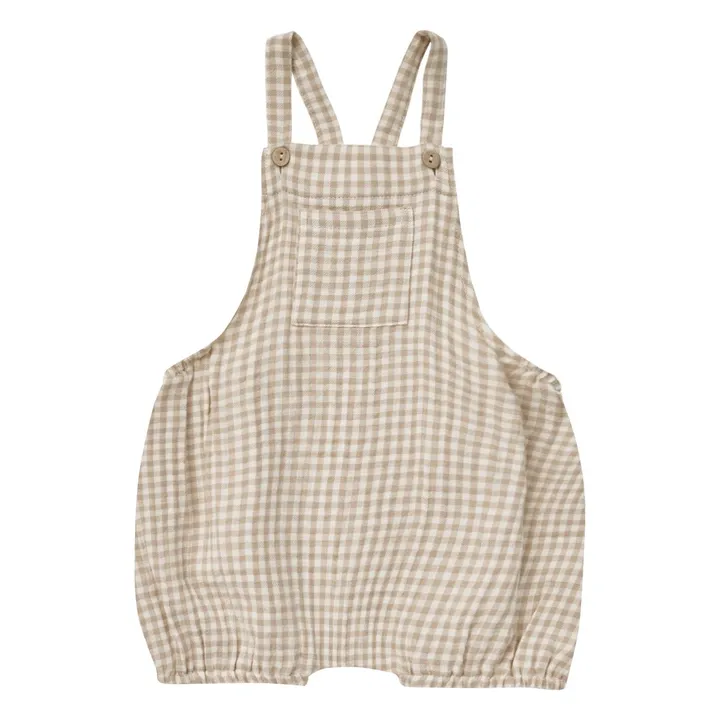 Quincy Mae Barboteuse Vichy | Taupe