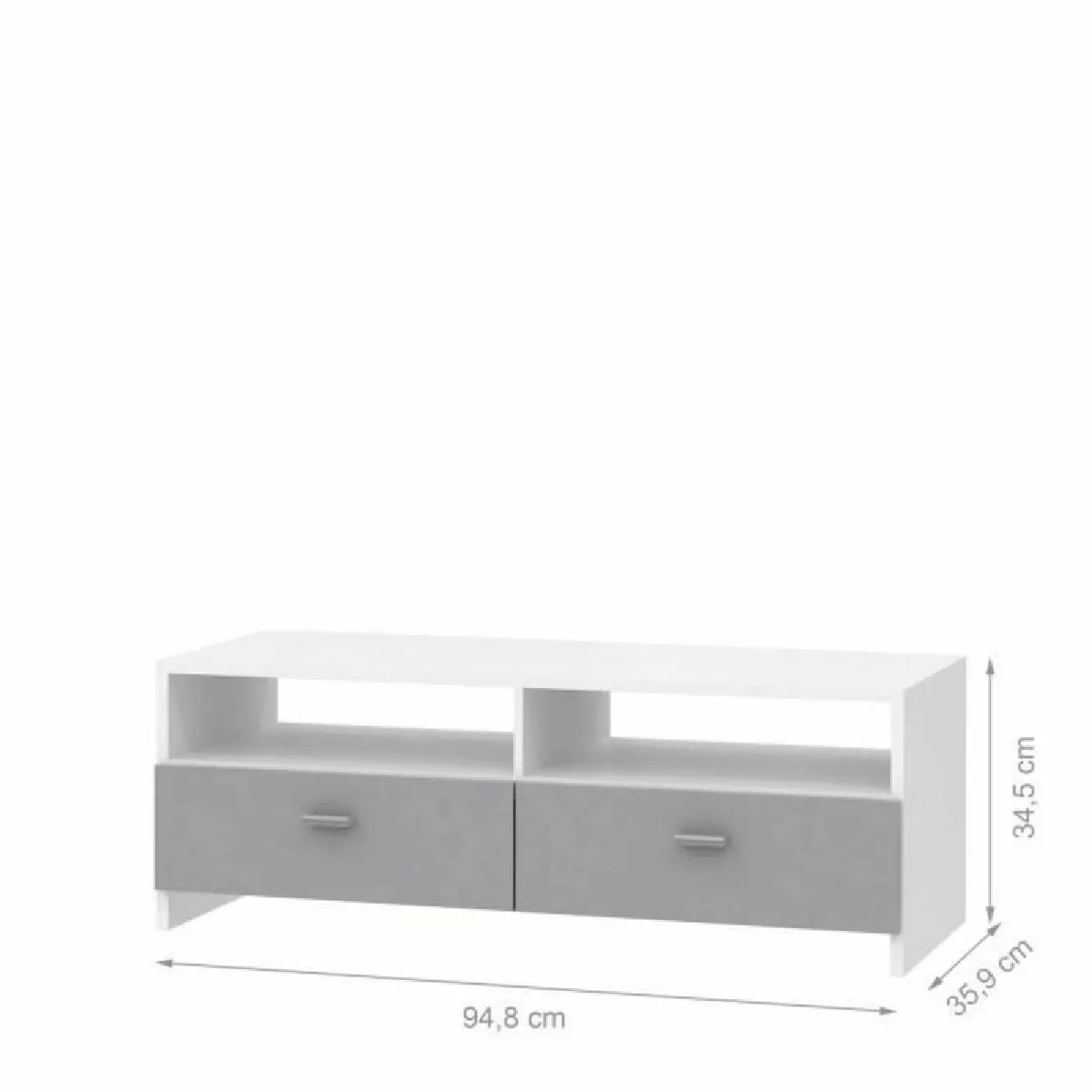 BigBuy Home Meubles TV 95x34,6x35,8 cm Bois