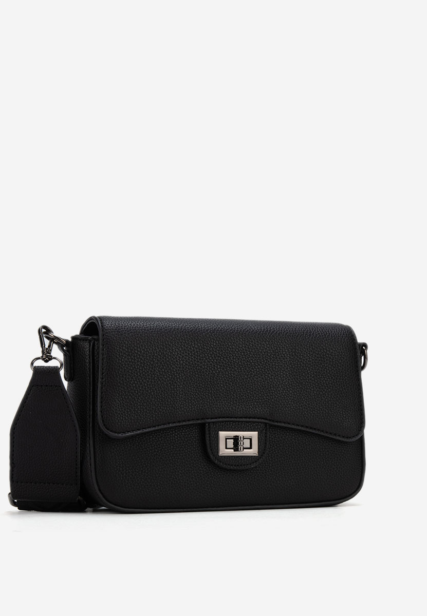 Sac bandoulière femme noire Carrier