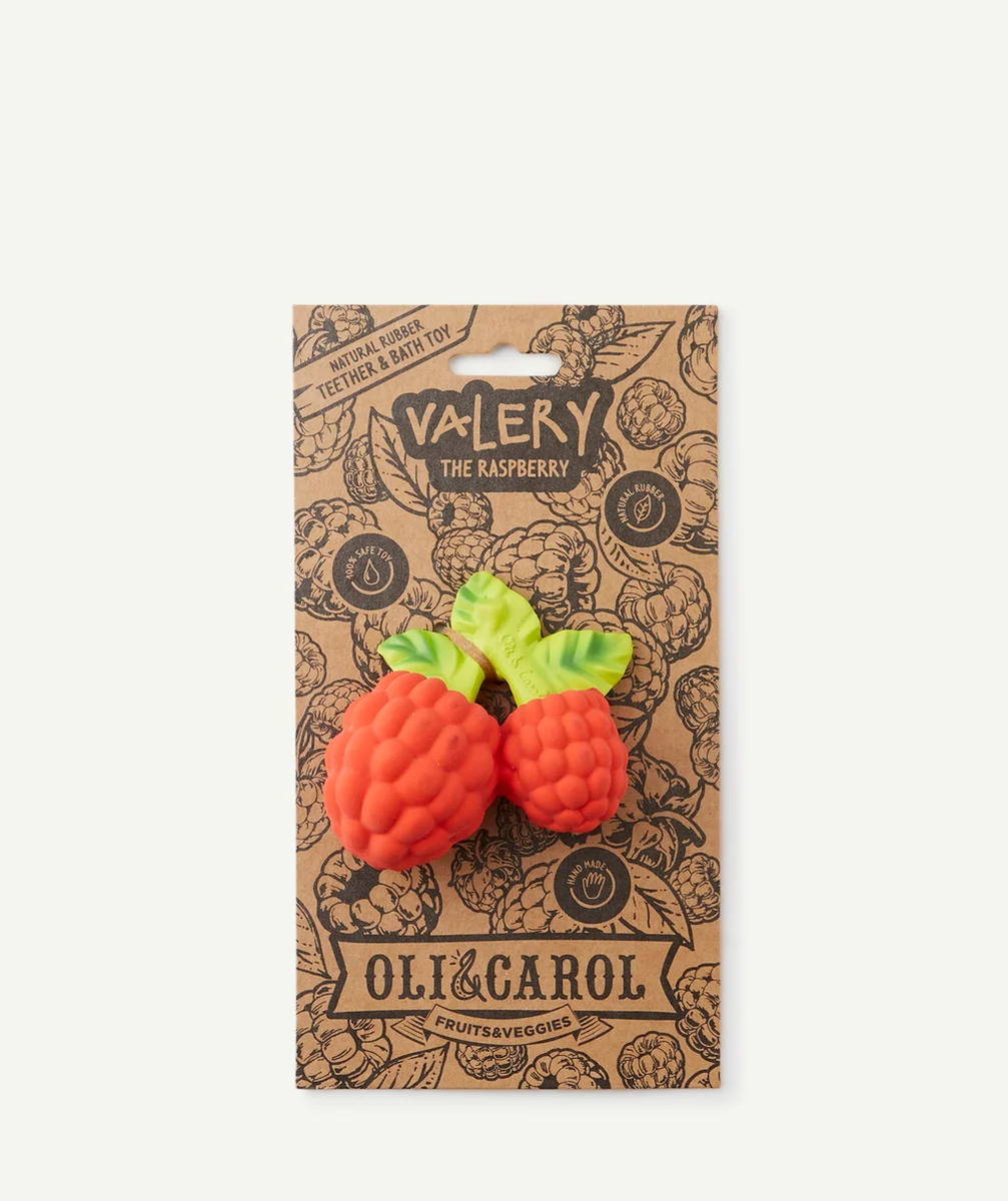 OLI & CAROLL'ANNEAU DE DENTITION FRAMBOISE