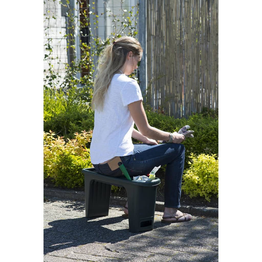 Banqueta para jardinagem Nature Gardening, 65,5 x 25 x 34 cm, verde, 6020308