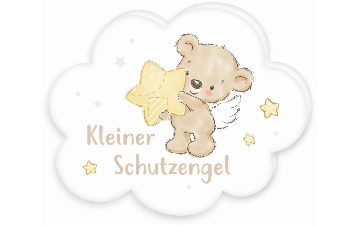 Kissen Schutzengel 29 x 33 cm, WeissDekokissen
