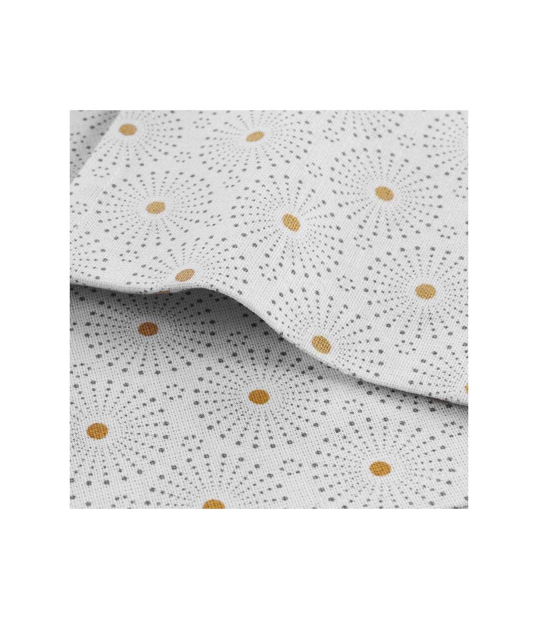 Lot de 3 Serviettes de Table Astre 40x40cm Blanc