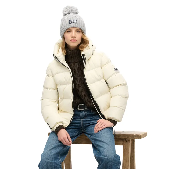 Superdry Hooded Sports Puffer Winterjas Dames