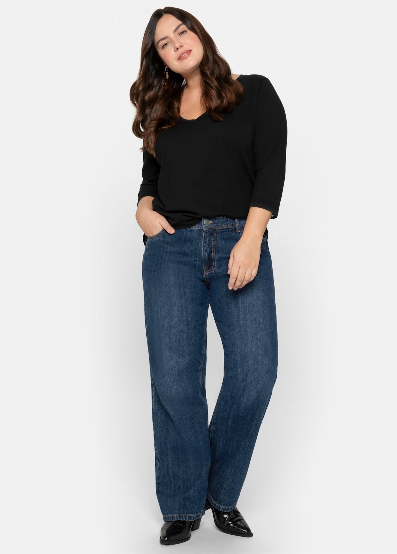 Sheego 3/4-Arm-Shirt »3/4-Arm-Shirt«, 1 Stk.